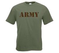 Adults Army Military Soldier Stag Night Olive Green Unisex T-Shirt