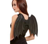 Adults Bat Wings Black Dracula Vampire Party Halloween Fancy Dress New