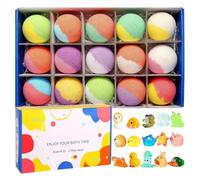 Adults Bath Bubble 15 Pieces Moisturizing Refreshing With Toys Inside