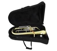 Adults Bb Euphonium Bb Flat Euphonium Musical Instrument 3 Key Vertical Baritone With Back Straps Gloves Accessories