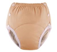 Adults Button Cloth Diaper Pants Washable Cotton Underpants Quick Dry Incontinences Underwear for Travel Home Incontinences Briefs