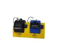 Adults Campervan Camper Bus Wave counter Ideal for VW T5 transit T6 T4 T25 Transporter Van Dashboard Figure Road Trip (Yellow)
