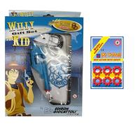 Adults Cap Gun with Holster, Belt and Exploding Caps - 8 Shot Cowboy Style Cap Gun Adults Sheriff Fancy Dress Accessories