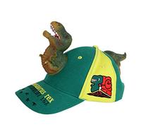 Adults Children Cartoon Fierce Dinosaur Baseball Cap Cotton Funny Sun Protection Sport Adjustable Snapshot Hats Trucker Hats Women, Green, One Size