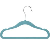 Children's Velvet Non-Slip Hangers for Baby Toddler and Kids Clothing and Coats - Grey, 30-Pack