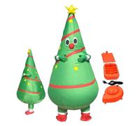 Adults Christmas Tree Costume - Gag Joke Dress-up | Inflatable Christmas Tree Adult Costume,for Parade Birthday Drama Teens Men Women Friends Family