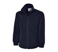 Adults Classic Full Zip Fleece Jacket Navy 3XL