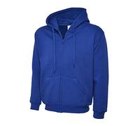 Uneek UC504 Adults Classic Full Zip Hoodie 300GSM Royal M Colour: Roya M