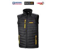 Adults Dewalt Gilet Embroidered Logo Bodywarmer Half Bomber Half Shell Padded