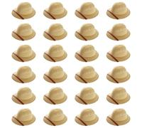 Adults Explorer Safari Pith Helmet - Pack Of 6 - Jungle Adventurer Sun Hat for Men & Women - Ideal Fancy Dress Accessory for Explorer, Hunter & Traveller Costumes