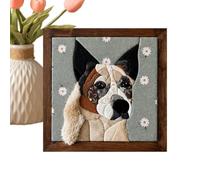 Adults Fabric Craft Kit Decorative No-Sew Handmade Funny with Frame