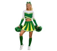 Adults Fancy Dress Costumes, Elegant Cheerleader Costume For Adult Cosplay Performance And Court Dance Comfy