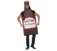 Smiffys Studmeister Beer Bottle Costume, Brown The Lord of Lagers, Funny Fancy Dress, Comedy Dress Up Costumes