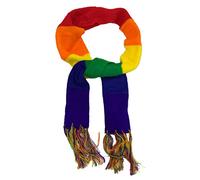 Adults Gay Pride Festival Rainbow Scarf Mens Womens Hen Night LGBT Party Cosplay Muffler One Size