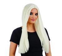 Adults Glow In The Dark Wig Womens Long Festival Party UV Hair Accessory One Size