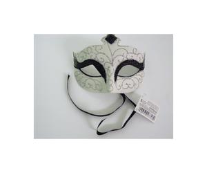 Adult's Gothic Swan Eyemask - swan mask gothic fancy dress eyemask black halloween masquerade white ladies womens adult costume