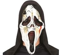 Adults Halloween Fancy Dress Horror Zombie Ghost Killer Face Mask with Hood fg