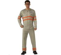 Smiffys Ghostbuster Boiler Suit Men's Fancy Dress Costume