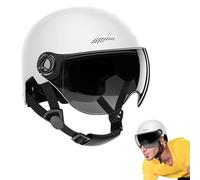 Adults Helmet With Goggle Visor Bik-e Helmet, CE Cycling Scooter Helmets With Removable Sun Visor Shock Absorbing Half Scooter Helmets(54-62CM) For Skating Climbing,bik-e,Ebikes Electric Scooter