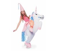 ADULT'S INFLATABLE RIDING A UNICORN COSTUME MEN'S/WOMEN FANCY DRESS - ONE SIZE