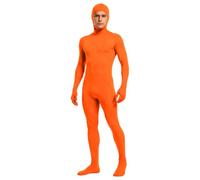 Adults Invisible Man Costume Jumpsuit with Hood for Cosplay | Adult Invisible Man Costume Jumpsuit with Hood, Full Body Cosplay Suit for Halloween Party and Role Play