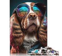 Adults Jigsaw Puzzle 1000 Pieces Puzzle Art Colourful Dogs Jigsaw Puzzles Educational Toy Games Family Decoration 1000pcs (75x50cm)