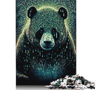 Adults Jigsaw Puzzle 1000 Pieces Puzzle Splash Paint Panda Jigsaw Puzzles Educational Toy Games Family Decoration 1000pcs (75x50cm)