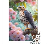 Adults Jigsaw Puzzle 500 Pieces Puzzle Art Animal Eagle Jigsaw Puzzles Educational Toy Games Family Decoration 500pcs (52x38cm)