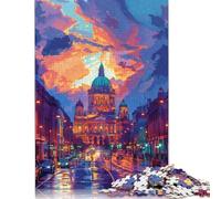 Adults Jigsaw Puzzle 500 Pieces Puzzle Colorful Taj Mahal Jigsaw Puzzles Educational Toy Games Family Decoration 500pcs (52x38cm)