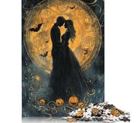 Adults Jigsaw Puzzle Art Couple Wooden Puzzles for Teenagers Gifts Home Decoration Puzzle Toys 500pcs (52x38cm)