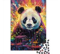 Adults Jigsaw Puzzle Art Panda Animals Wooden Puzzles for Teenagers Gifts Home Decoration Puzzle Toys 1000pcs (75x50cm)