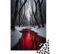 Adults Jigsaw Puzzle Blood River Paper Puzzles for Teenagers Gifts Home Decoration Puzzle Toys 1000pcs (38x26cm)