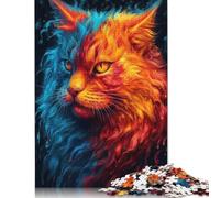 Adults Jigsaw Puzzle Cosmic Dream Cat Wooden Puzzles for Teenagers Gifts Home Decoration Puzzle Toys 1000pcs (75x50cm)