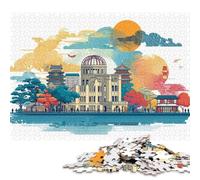 Adults Jigsaw Puzzle Harmony in Heritage Wooden Puzzles for Teenagers Gifts Home Decoration Puzzle Toys 500pcs (52x38cm)