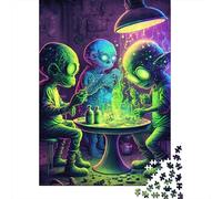 Adults Jigsaw Puzzles 1000 Pieces Alien Monster5 Jigsaw Creative Rectangular Puzzles Decompressing Game 1000pcs (75x50cm)