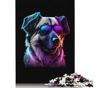 Adults Jigsaw Puzzles 1000 Pieces Anatolian Shepherd Dog Puzzle Jigsaw Interacting with Family Members 1000pcs (75x50cm)