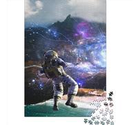 Adults Jigsaw Puzzles 1000 Pieces Astronaut Jigsaw Creative Rectangular Puzzles Decompressing Game 1000pcs (75x50cm)