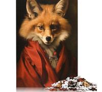 Adults Jigsaw Puzzles 1000 Pieces Beautiful Fox Jigsaw Creative Rectangular Puzzles Decompressing Game 1000pcs (75x50cm)