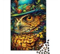 Adults Jigsaw Puzzles 1000 Pieces Fantasy Owl Jigsaw Creative Rectangular Puzzles Decompressing Game 1000pcs (75x50cm)