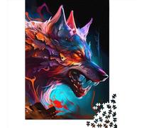 Adults Jigsaw Puzzles 1000 Pieces Fenrir Unleashed Jigsaw Creative Rectangular Puzzles Decompressing Game 1000pcs (38x26cm)