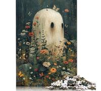 Adults Jigsaw Puzzles 1000 Pieces Floral Bohoo Ghost Jigsaw Creative Rectangular Puzzles Decompressing Game 1000pcs (38x26cm)