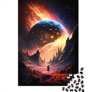 Adults Jigsaw Puzzles 1000 Pieces Interstellar Adventure Jigsaw Creative Rectangular Puzzles Decompressing Game 1000pcs (75x50cm)