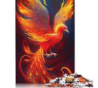 Adults Jigsaw Puzzles 500 Pieces Animal Phoenix Puzzle Jigsaw Interacting with Family Members 500pcs (52x38cm)