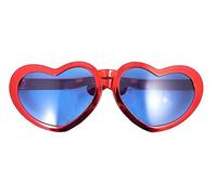 Adults Jumbo Comedy Clown Glasses Sunglasses Specs Fancy Dress Eyewear [Red]