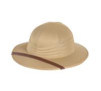 Adults Jungle Explorer Indiana Jones Safari Hat Pith Helmet Fancy Dress Hard