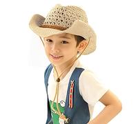 Adults Kids Cowboy Hat Wide Brim Straw Hat Sun Hat Shapeable Summer Sun Protection Hat Western Cowgirl Hats Panama Hat Anti UV Travel Beach Hat Foldable Bush Hat With Chin Strap For Men Women Boy Girl