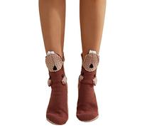 Adults Kids Funny Winter Warm Knit Thick Socks Novelty 3d Animal Wide Mouth Crew Socks Christmas Floor Socks (A-Brown Beaver, ONE SIZE)
