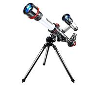 Adults Kids Monocular Telescope Floor Standing 50mm Refractor with Finder Scope & Tripod Astronomical Telescope Best Por