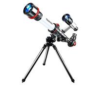 Adults Kids Monocular Telescope Floor Standing 50mm Refractor with Finder Scope & Tripod Astronomical Telescope Best Por