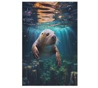 Adults Kids Puzzle Jigsaw 1000 Pieces Jigsaw Seal Jigsaw Wooden Puzzle Educational Game Toy Family Decoration (78×53cm)